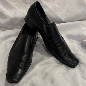 FORT Black dress Leather Slip-On Loafers